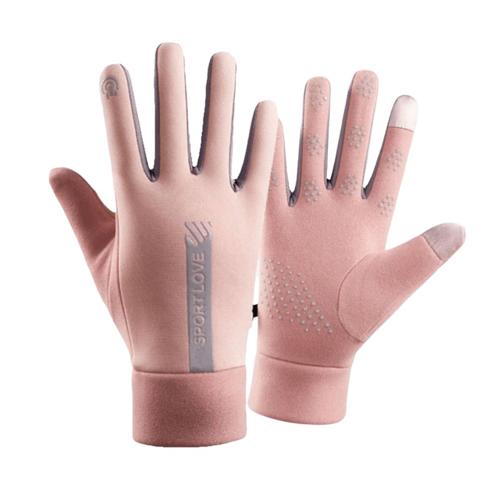 Plush Ski Gloves Thickened Touch Screen Gloves Unisex Cycling Mittens  Outdoor