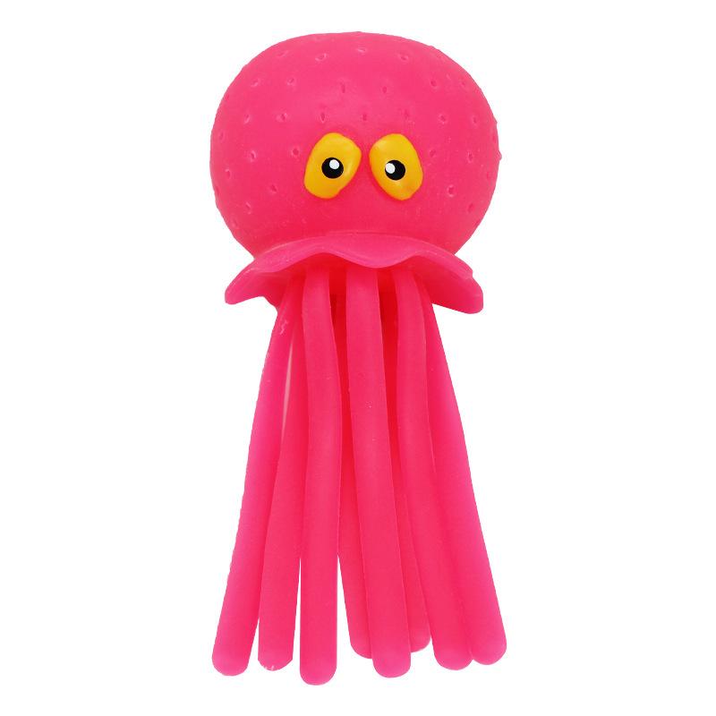 Octopus Squishy Lekesett for barn - Perfekt for bad, basseng, strand; Flott for avslapning og lek