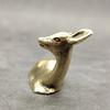 Vintage Copper Lying Sika Deer Figurines Miniatures For Home Garden Decoration Desktop Tea Pet  Brass Animal Statue Ornaments