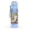 1PC Retro Cartoon Old Man Comic Print 750ml Portable Sports Water Bottle Leakproof Gym Outdoor Travel Drink Cup