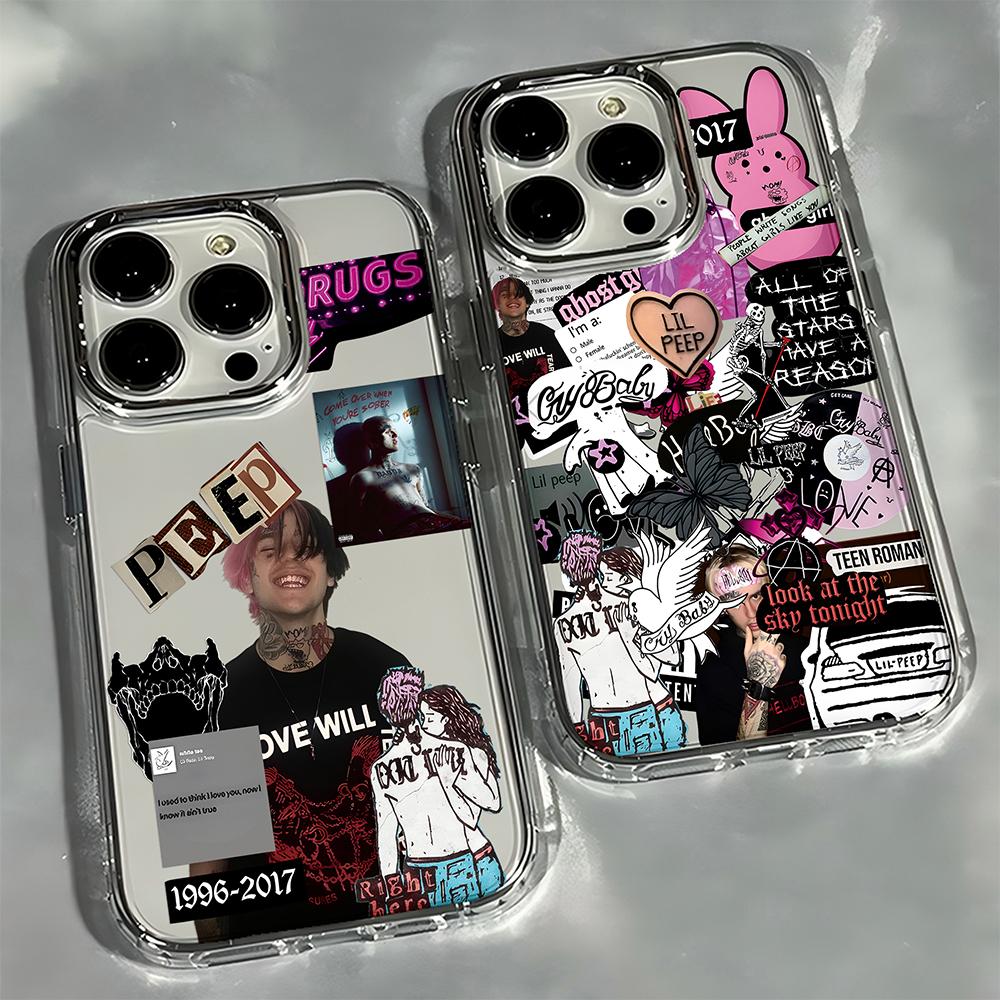 Luxus Graffiti Rapper Lil Peep Hell Boy Handyhülle für iPhone 17 16e 16 15 14 13 12 11mini Pro Max X XR XSMAX 8 Air Plus Hülle