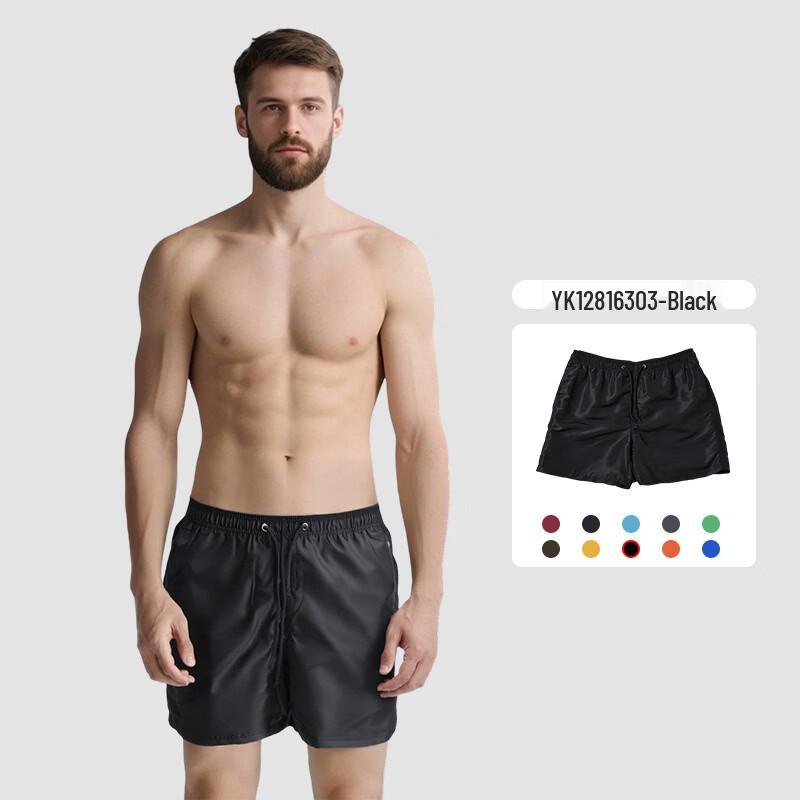 Junwen Men s Loose-Fit Lined Swim Trunks