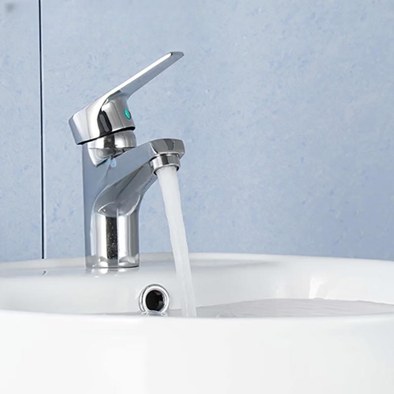 Copper Single-Hole Hot & Cold Basin Faucet