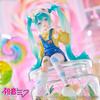 Hatsune Miku Anime Figure Lollipop Noodle Stopper Kawaii Blue Hair Pvc Collectible Desktop Home Decor Ornament Birthday Toy Gift