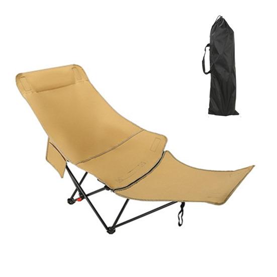 

Уличное складное кресло с боковым карманом Портативное регулируемое Выдерживает 150 кг Водонепроницаемое Сверхпрочное Кемпинг Туризм Пляж Пикник хаки