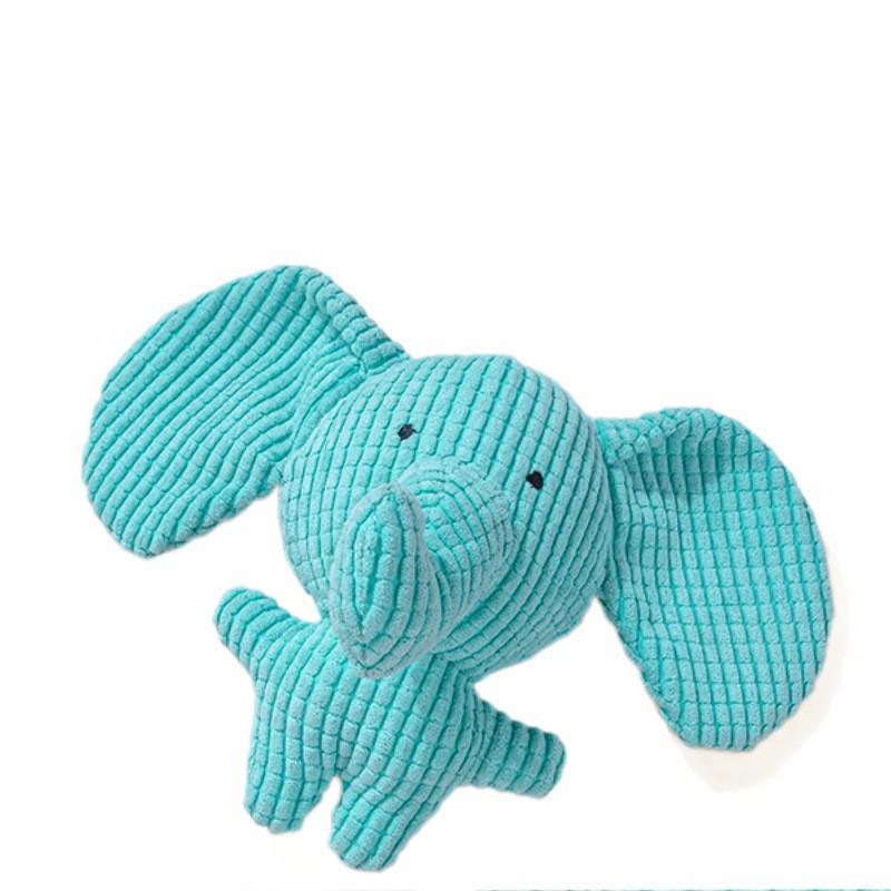 Squeaky Bite-Resistant Plush Toy for Dogs - Animal Styles, Teething & Interactive Play