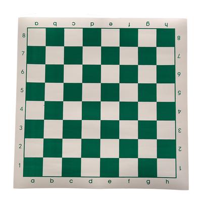 42cm X 42cm Chess Board for Children's Educational Games Green & White Color