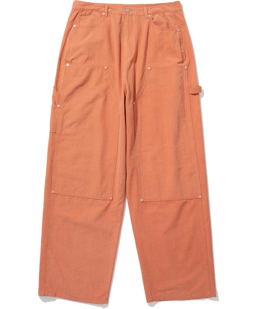 NOT4NERD Relax Fit Carpenter Pants - Orange