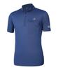 EXTRASPORTY [2Pack] Men'S Modern Air Honeycomb Mesh Short Sleeve Zip-Up T-Shirt 5 Colors (D Type)