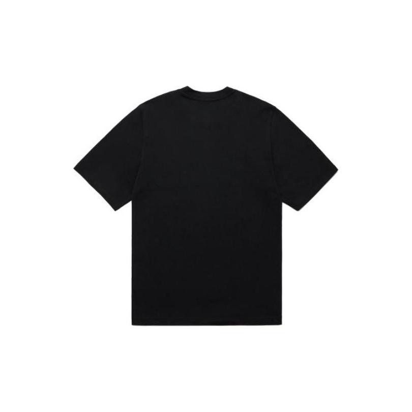 adidas T-shirt Girocollo Originals Trefoil Uomo Top Nero DV1563