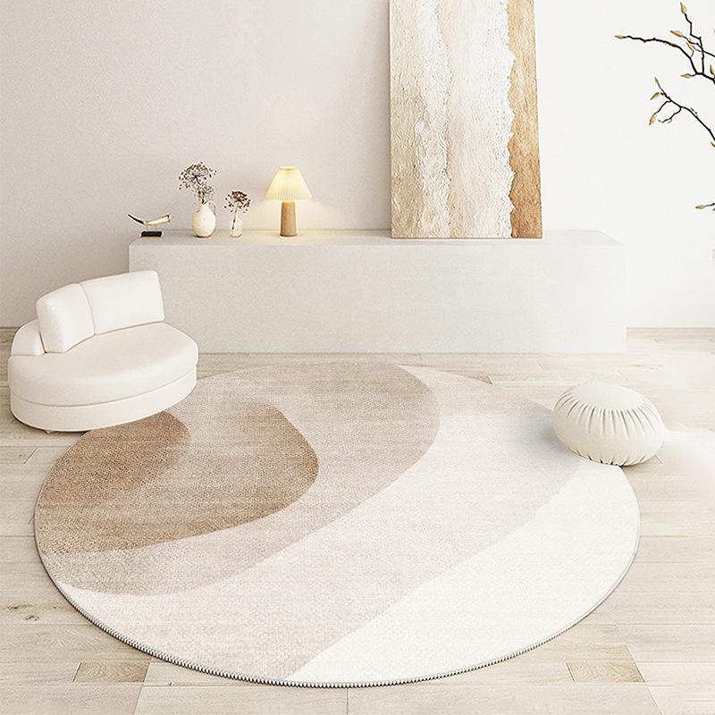 Round Carpet Floor Mat Office Swivel Chair Mat Living Room Coffee Table Mat Bedroom Bedside Carpet