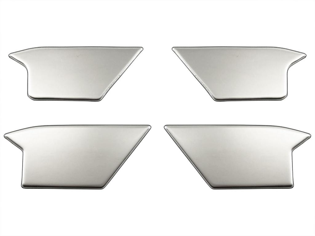 BRIGHTZ Stainless Steel Inner Door Handle Satin Silver for Golf Variant Wagon Golf and Golf VIII Covers, Plated, 4-Piece, [INS-DHC-304] CDD, (CDDLAV,