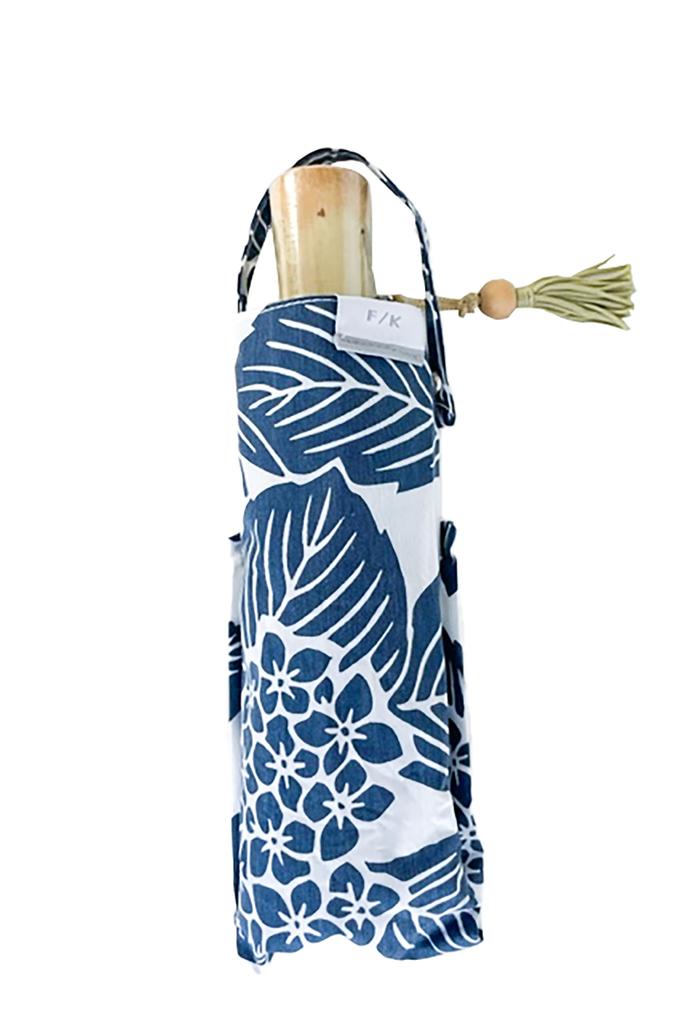 Rose Sangyo 50cm Mini Folding Hydrangea 63501502 Women's Umbrella, T/C, Sun/Rain, Design,