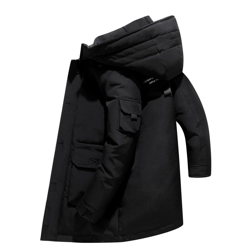 

Новая зимняя мужская и женская парная одежда, рабочая одежда, школьная форма, одежда для защиты от холода, утепленные куртки, тренд M чёрный