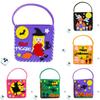 Pumpkin Bag DIY Halloween Candy Bag Non-woven Fabric Pumpkin Handbag  Toddlers