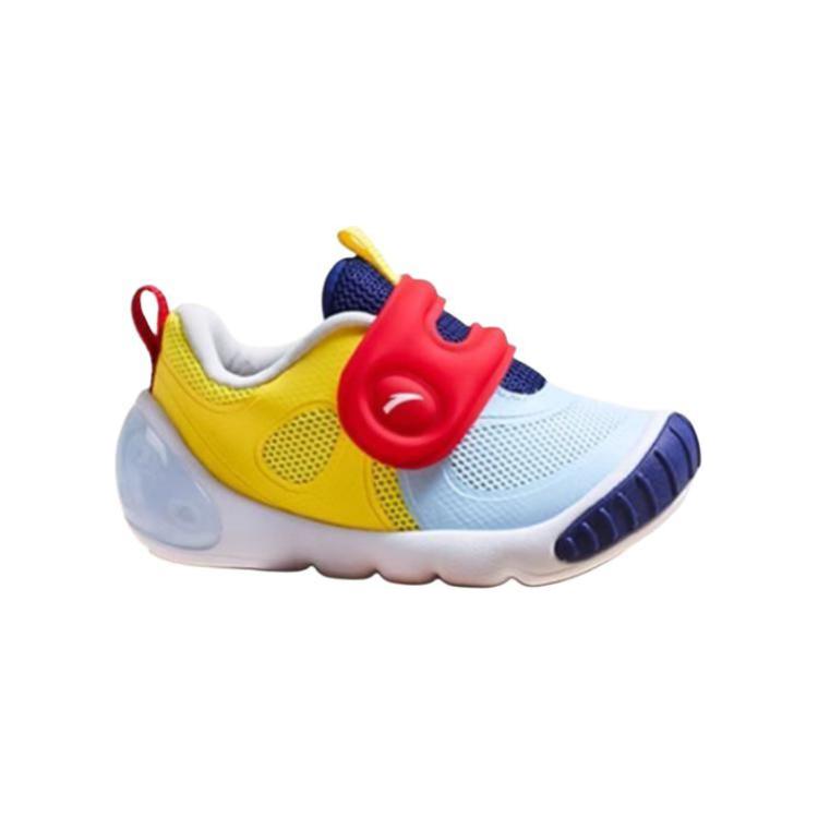 Anta Kids 5U Comfortable Non-Slip Lightweight Low-Top Walking Shoes Baby Shoes Sky-Blue Durian-Yellow Classic-Red 312430003-2