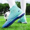 Unisex Large-size Football Shoes  Nail Anti-slip/ Wear-resistant TPR Artificial Corthop Outdoor Children's Football Shoes