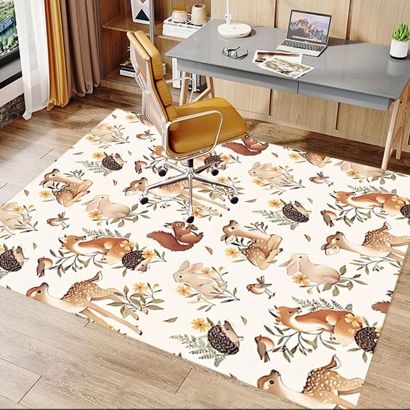 1PC forest animals Extra Large Non-Slip Floor carpet, Office, family, bedroom, Studio - Large Area RugJ0327