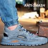 Scarpe antinfortunistiche da uomo, scarpe da lavoro con punta in acciaio, stivali antiforatura indistruttibili, scarpe antinfortunistiche, stivali da lavoro da uomo, scarpe protettive di sicurezza