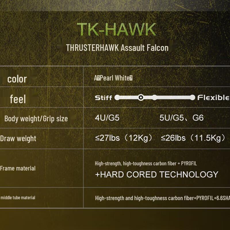 Атакующая бадминтонная ракетка VICTOR TK-HAWK/A