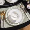 Moda Lanca 39-Piece Chinese Ceramic Dinnerware Set for 8