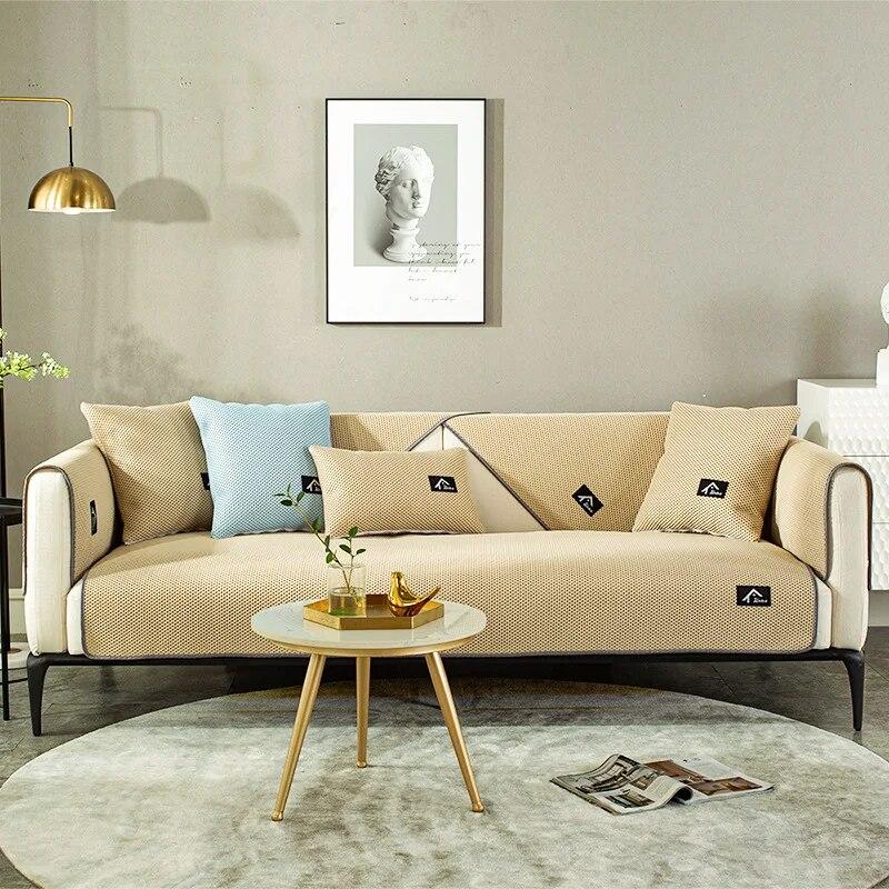 

Сотовидный диван, спинка, подлокотник, наволочка, однотонный чехол для дивана на заказ, Нескользящая подушка для гостиной, универсальная Высокое качество 50x50cm