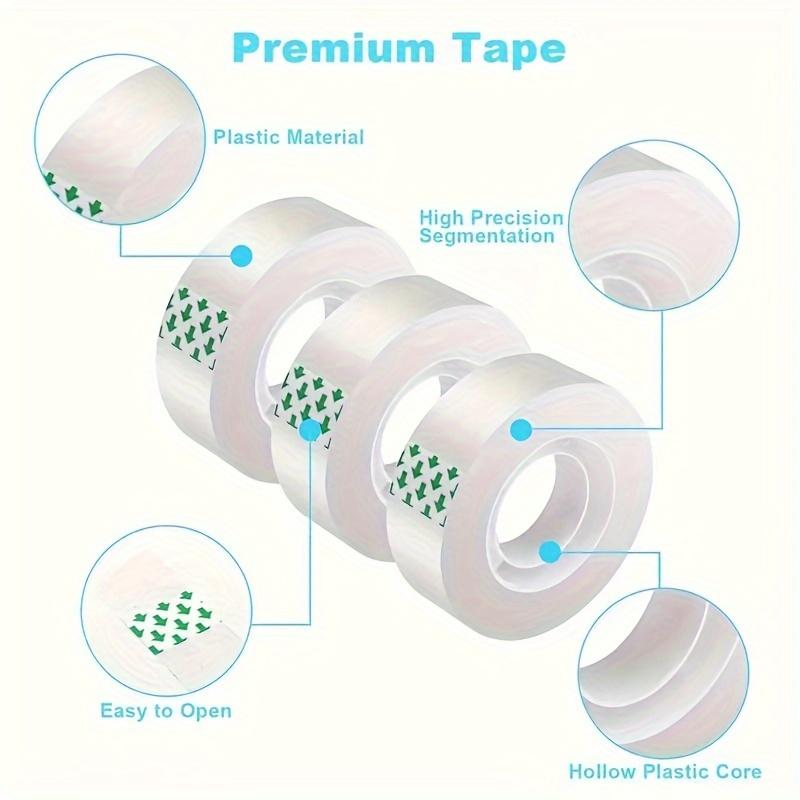 Transparent Packaging Tape Super Strong Transparent Tape, Used for Gift Packaging, Office, Crafts,Homes, Warehouses, Mailing Packaging Tape