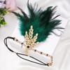 1920s Feather Headband with Rhinestones: Bachelorette Party & Masquerade Accessory