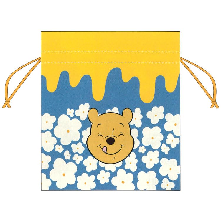 Sunstar Stationery Winnie the Pooh Disney Plush Drawstring S2336898 Bag, Perori,
