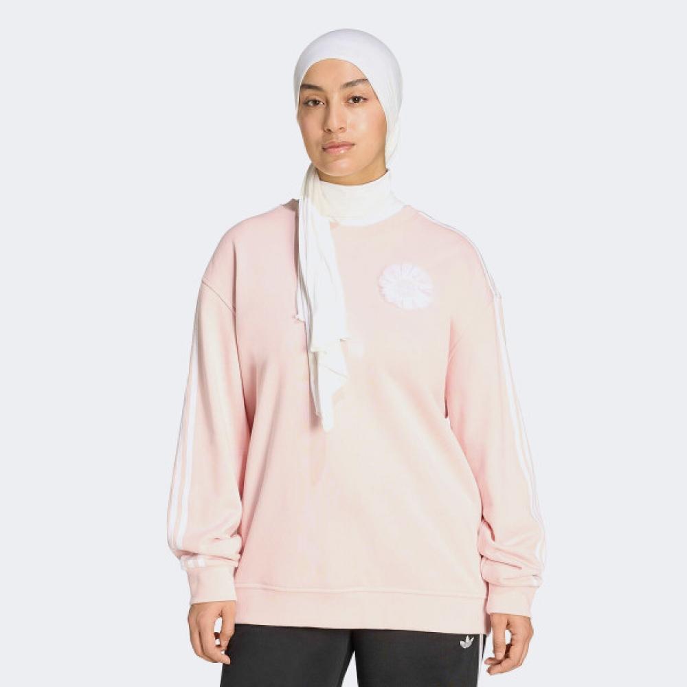 

AdidaS Women S Long Sleeve Lace SweatShirt kS6471 Pink/M