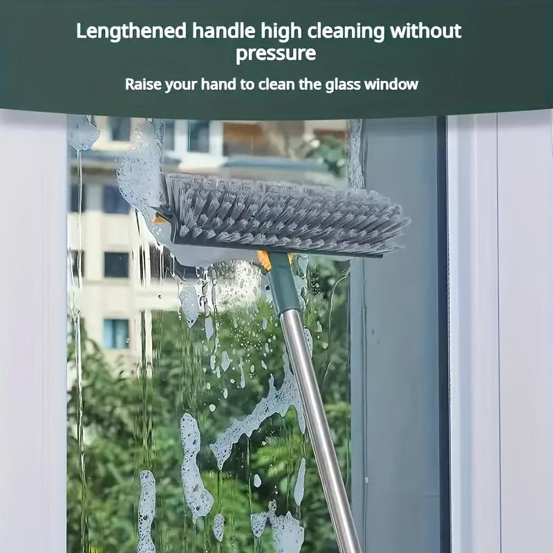 Floor Scrub Brush 5 In 1 Long Handle Adjustable Wiper Broom Tools Wall Corner Floor Scrape Brush Kitchen Bathroom Cleaning Brush