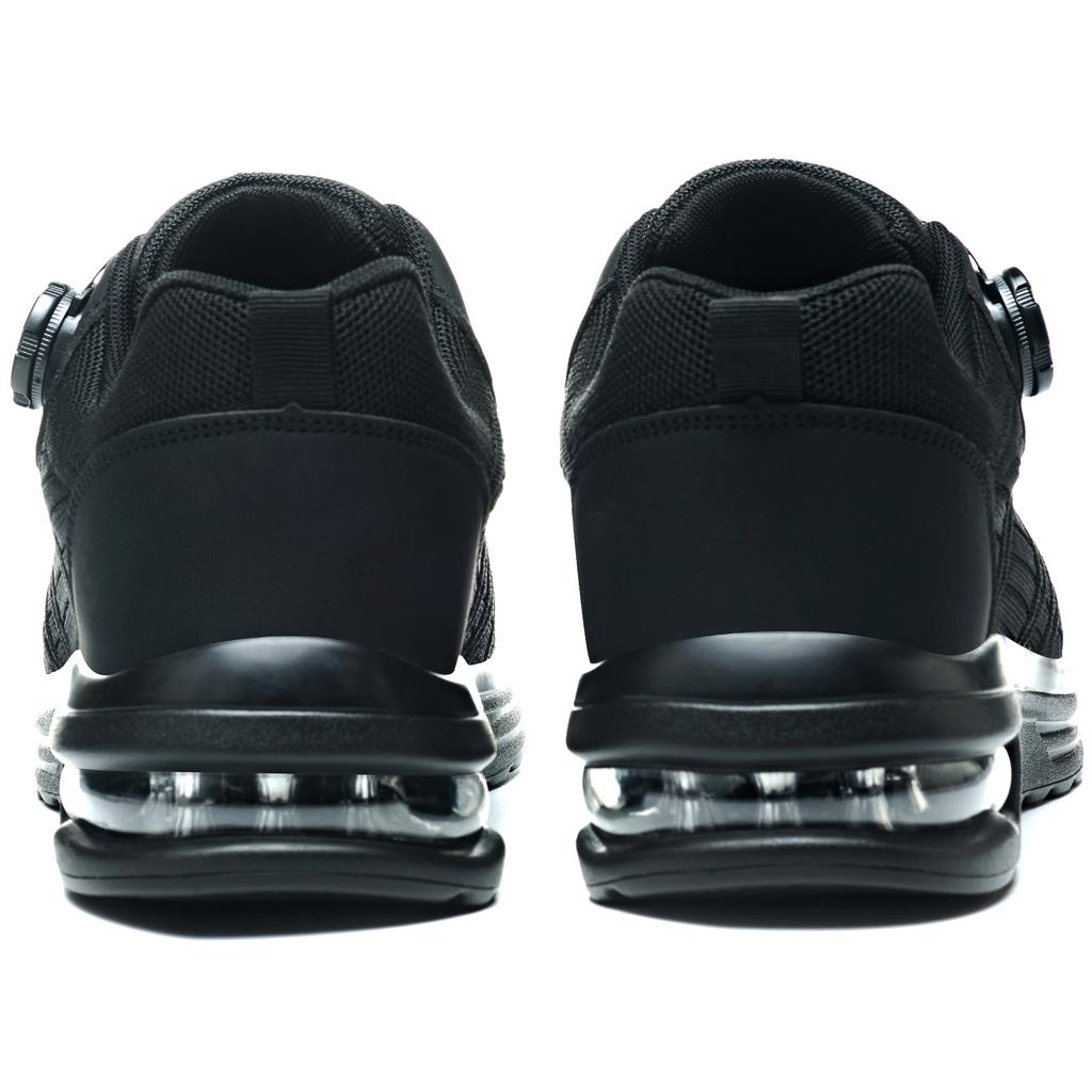 New Men's Rotary Buckle Safety Shoes Anti-Impact Anti-Piercing Lightweight Work Boots Fashion Sporty Design for Outdoor Pro