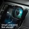 Car Air Outlet Fan USB Cooling Fan with Color Changing Light 3 Speed Fan Powerful Car Rear Seat Heat Dissipation Car Accessories