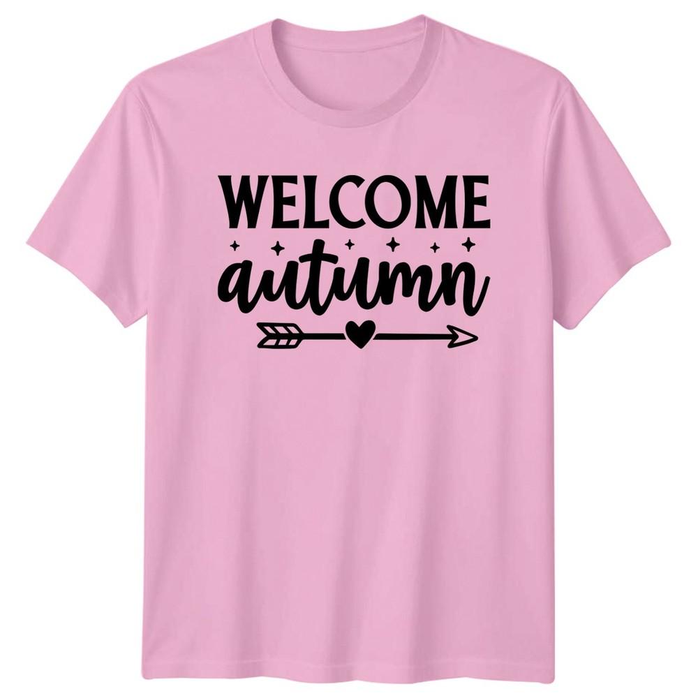 Welcome Autumn TShirt Fall Season Seasonal Gift For Him And Her