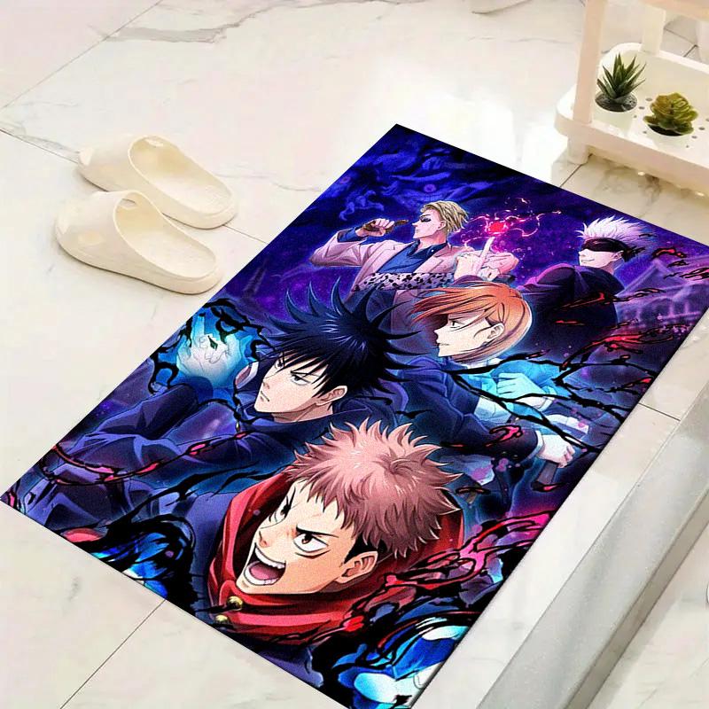 Jujutsu Kaisen Carpet Rug for Living Room Bedroom Home Sofa Decoration,Kids play Non-slip Floor Mat