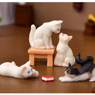 1 ks, mini figurky pro domácí mazlíčky, kočky, hračky, miniaturní krajinná ozdoba, domeček pro panenky, domácí dekorace