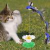 Automatisches elektrisches rotierendes Katzenspielzeug Bunter Vogel Tierform Kunststoff Lustig Haustier Hund Kätzchen Interaktives Spielzeug Haustierspielzeug
