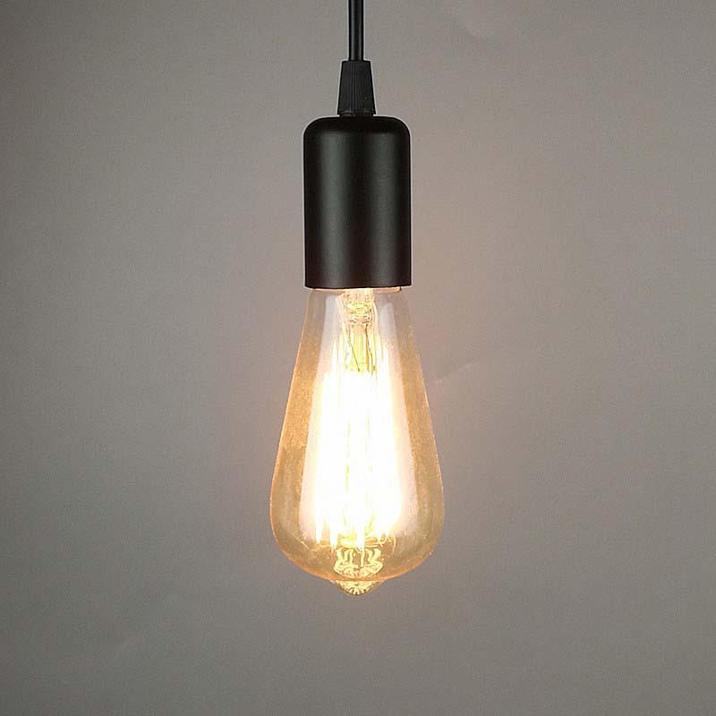 Simple Modern Three-Head Retro Pendant Lamp for Living Room, Bedroom, Kitchen, or Bedside