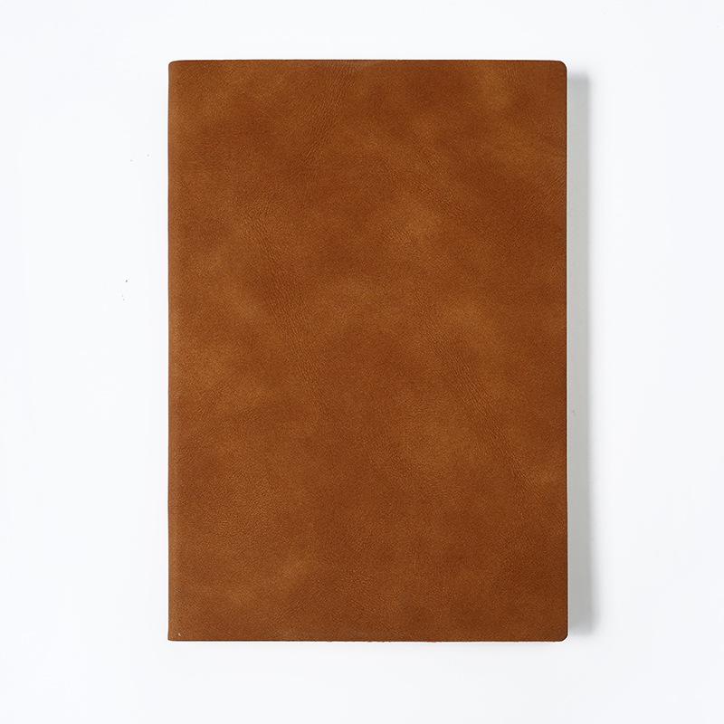 Suede-Feel Soft-Cover A5 Notebook Planner with Custom Logo A5