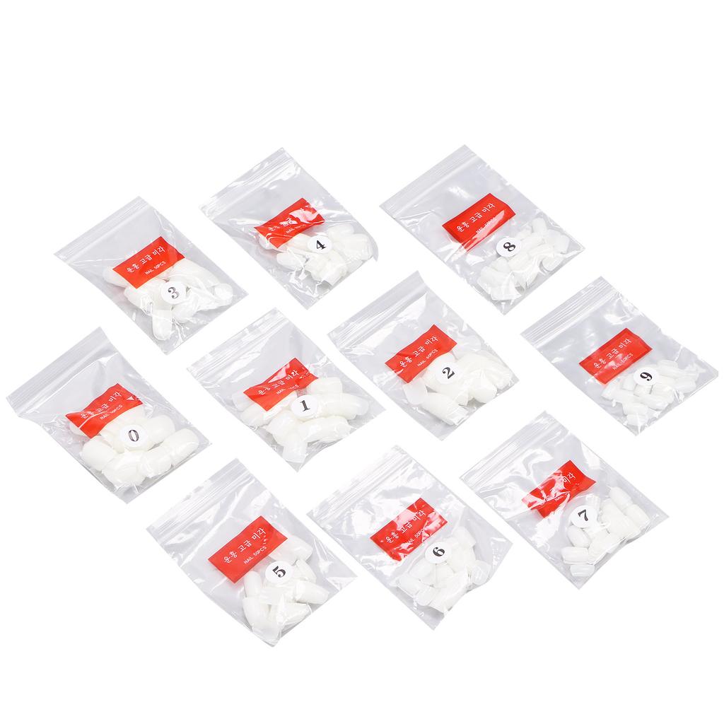 500Pcs Short Square Nail DIY Art Manicure Salon Full Cover False Nail Tips for Women Natural