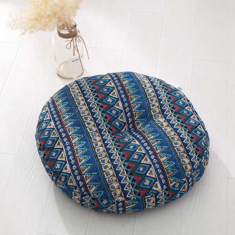 Washable Japanese-Style Thick Linen Tatami Floor Cushion for Living Room