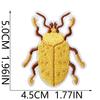 Insect Embroidery Cloth Sticker Ironing Beetle Cartoon Embroidery Chapter Beetle Patch Sticker Embroidery Label Clothing Schoolbag Decoration