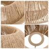 Paper Weaving Ceiling Light Shade E27 Socket Light Cover New Vintage Lampshade  Hotel