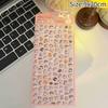 3D Relief Stickers Scrapbooking Diy Journal Cute Stationery School Sticker Japanese Style Phone Case Decorative Stickers