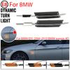 2X LED Dynamic Turn Signal Sequential Indicator Light Superior quality Side Marker  For  BMW E90 E46 E60 E91 E82 E93 E83 X3 X1