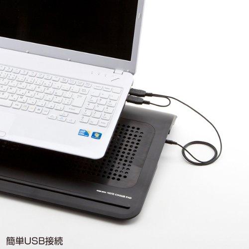 SANWA SUPPLY Almofada de resfriamento para notebook (com Função Turbo) TK-CLN19U