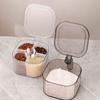 Food Grade Seasoning Storage Box Clear Condiment Container Multi Grid Seasoning Box  Kitchen