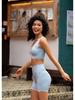 Quick-Dry Breathable Padded Yoga Set: Women's Backless Sport Top Nude Feel Running & Fitness Training Suit