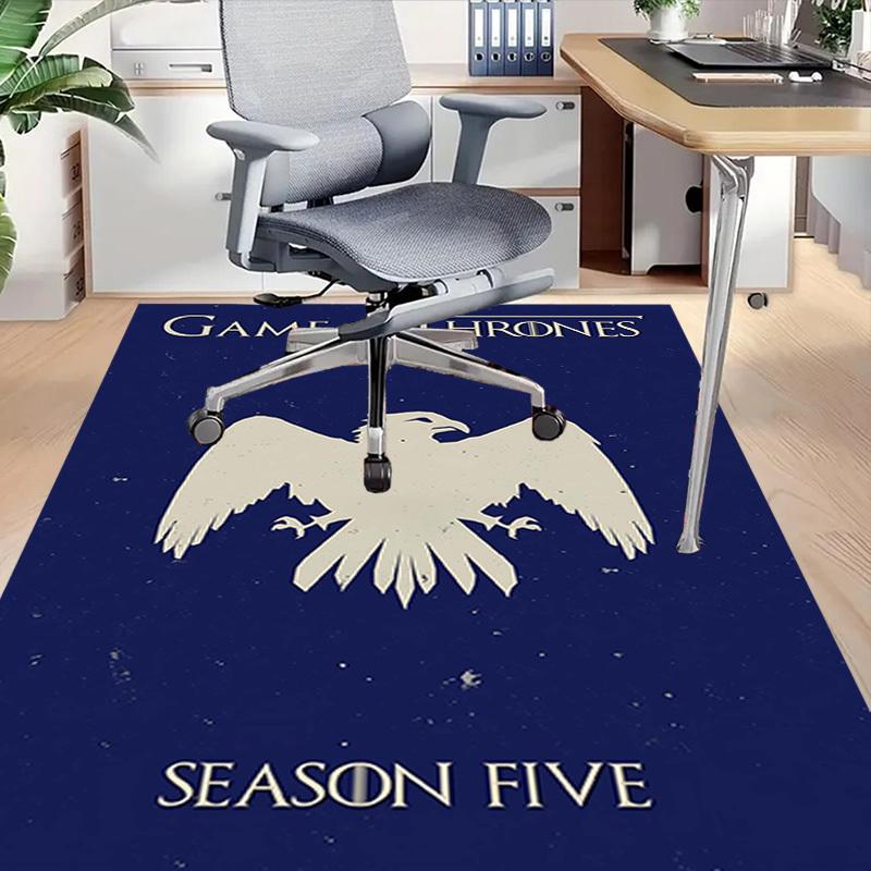 1pc Game of Thrones Season Five Carpet Office Rug Mat Home Decor Area Carpet Festival Gift Office Desk Chair Carpet Longlasting Material1107L