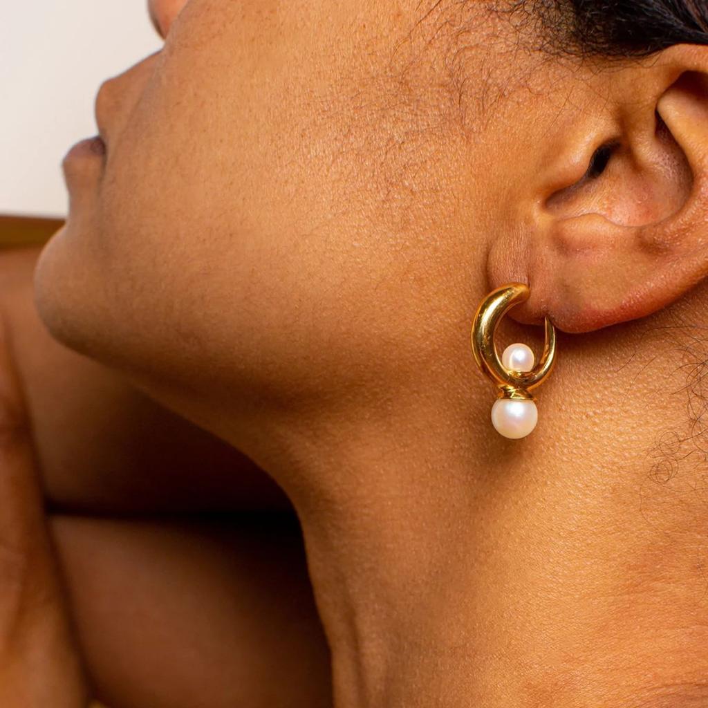 High-End Light Luxury Temperament Pearl Tide Earrings, Earrings, Exquisite Niche Design, Simple Earrings, Women